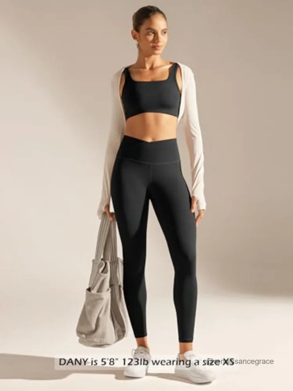 Buttery Soft Crossover High Waist Yoga Leggings with Back Pocket 25